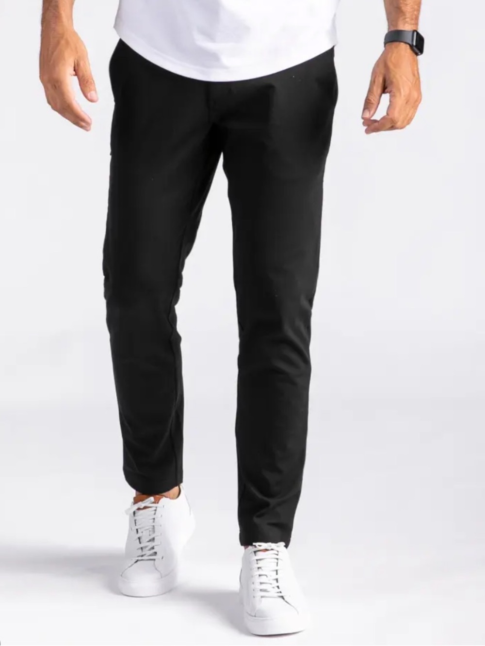 EXC! BYLT Everyday Pant 2.0 Black Men's Size Small Stretch Zip Pocket Tapered